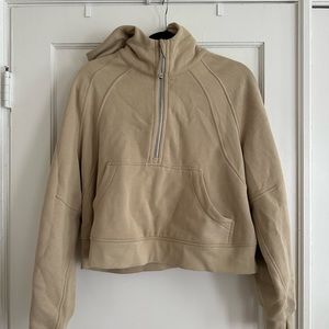 Lululemon Scuba Oversized Half-Zip Hoodie size M/L color trench